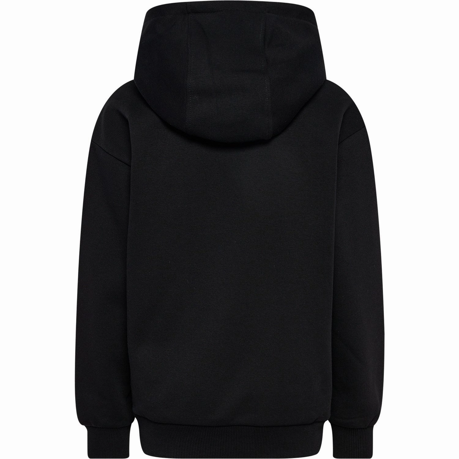 Hummel Black Loose Hoodie Bee Layered Look Sport Style