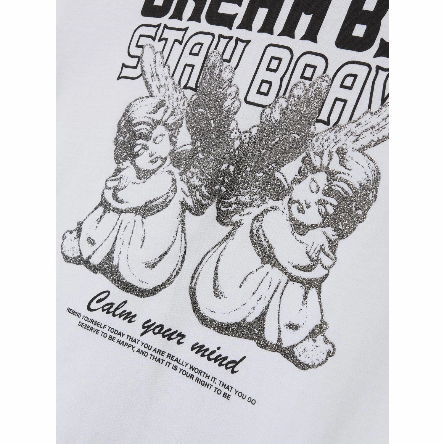 Name It Bright White Rusa 2/4 Regular T-Shirt Daily Trend