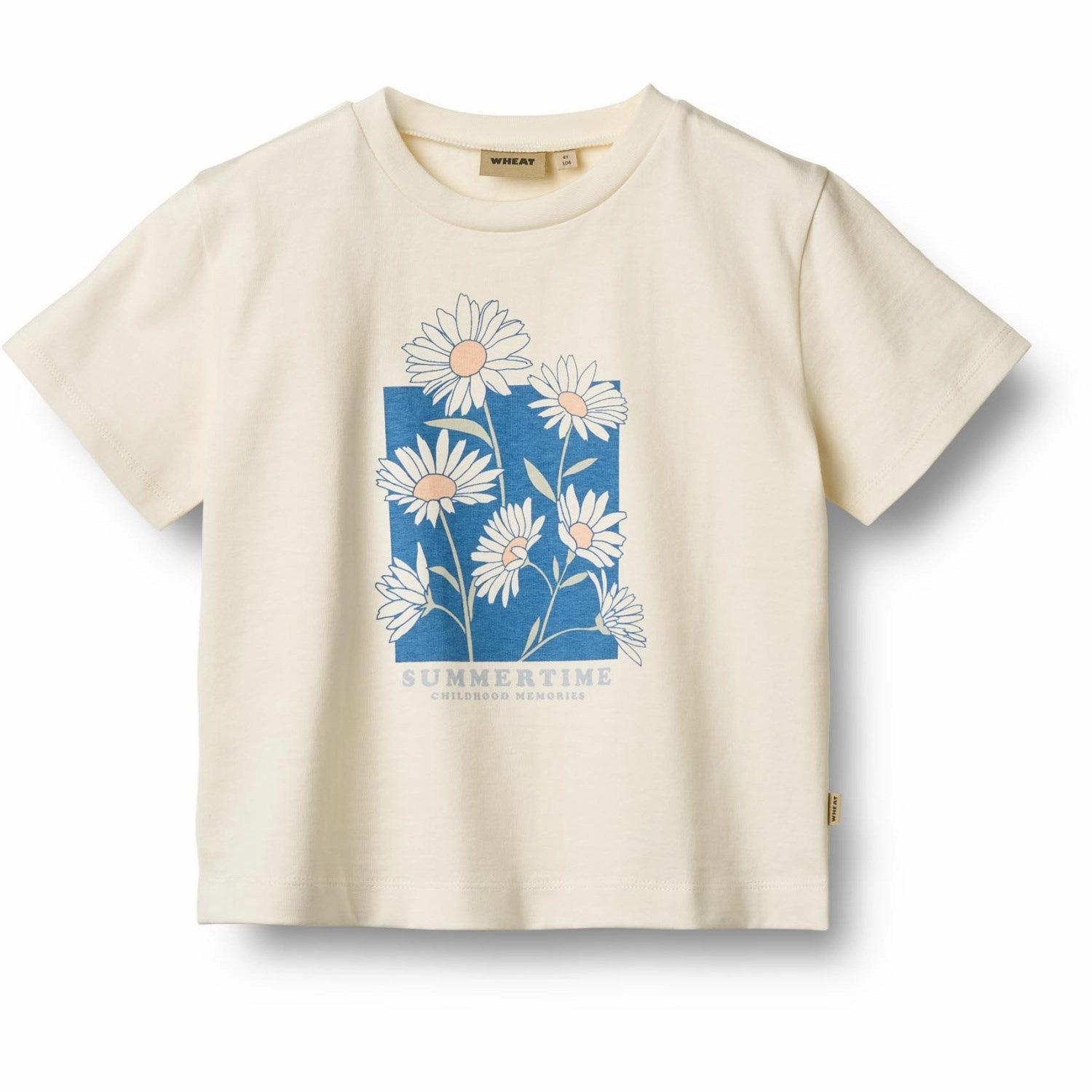 Wheat Ivory T-Shirt S/S Print Mirsa AllDay Comfort