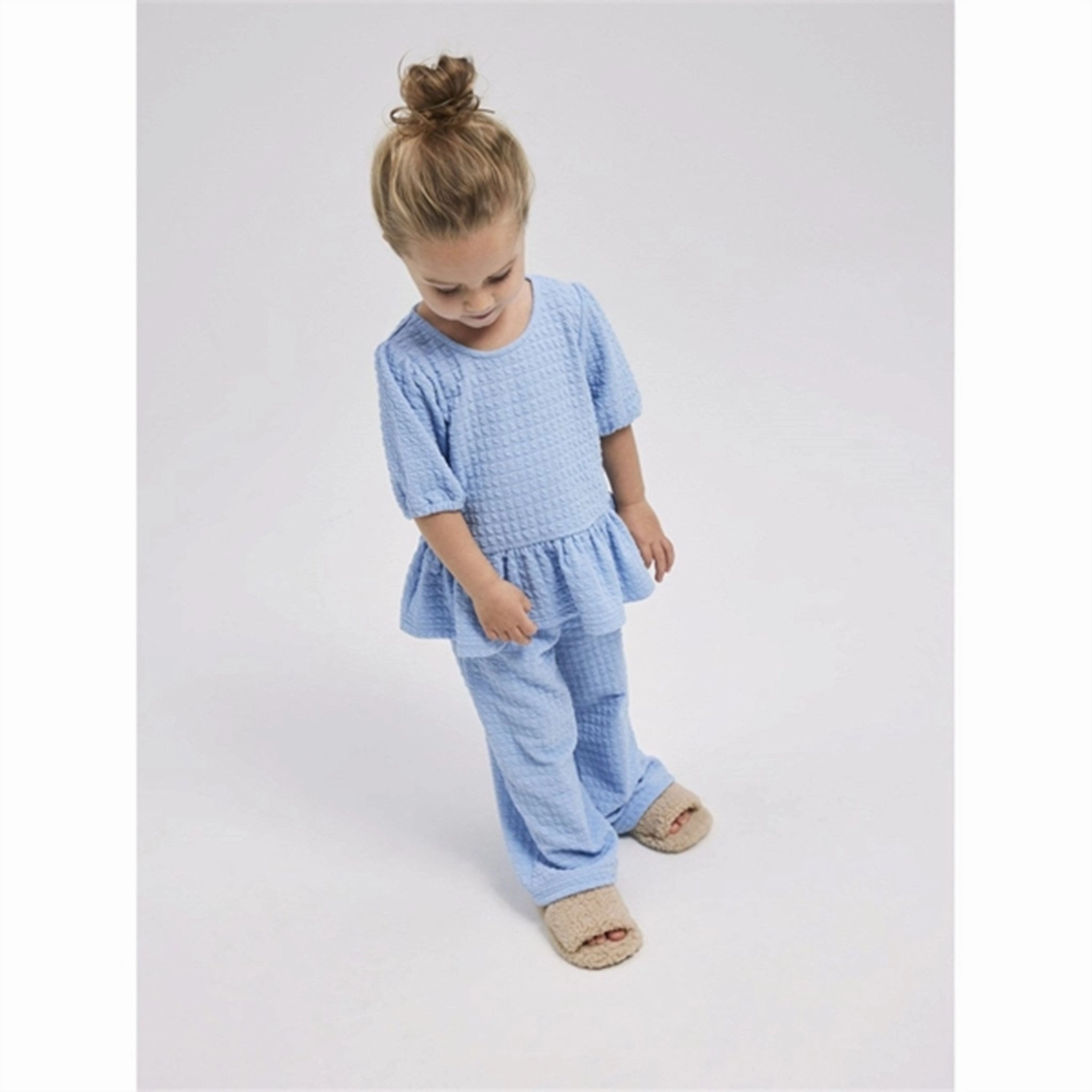 Bright and Bold Casual Look Wear Name it Chambray Blue Falina T-shirt