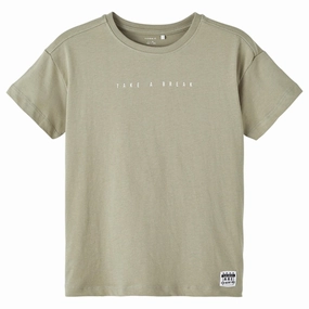 Chilly Day Style Name it Dried Sage Jensen T-Shirt