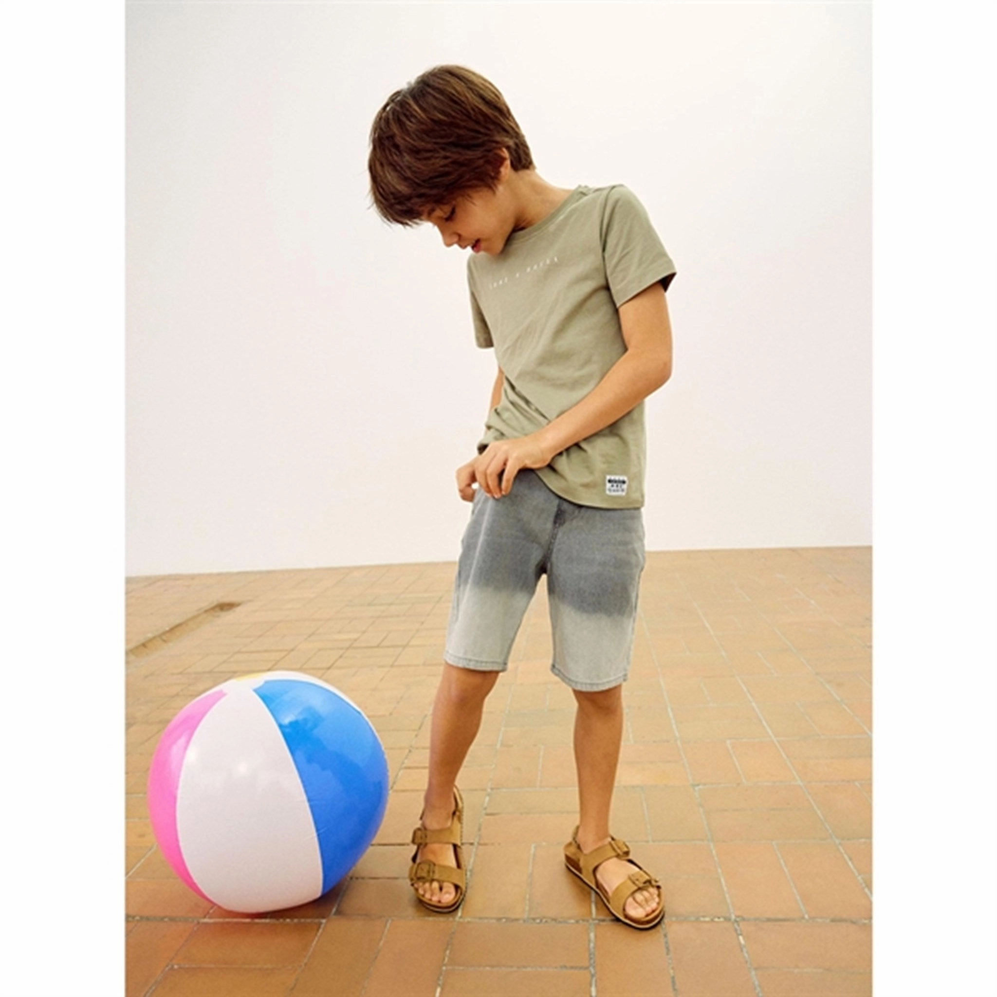 Name it Dried Sage Jensen T-Shirt Fuzz Free Surface