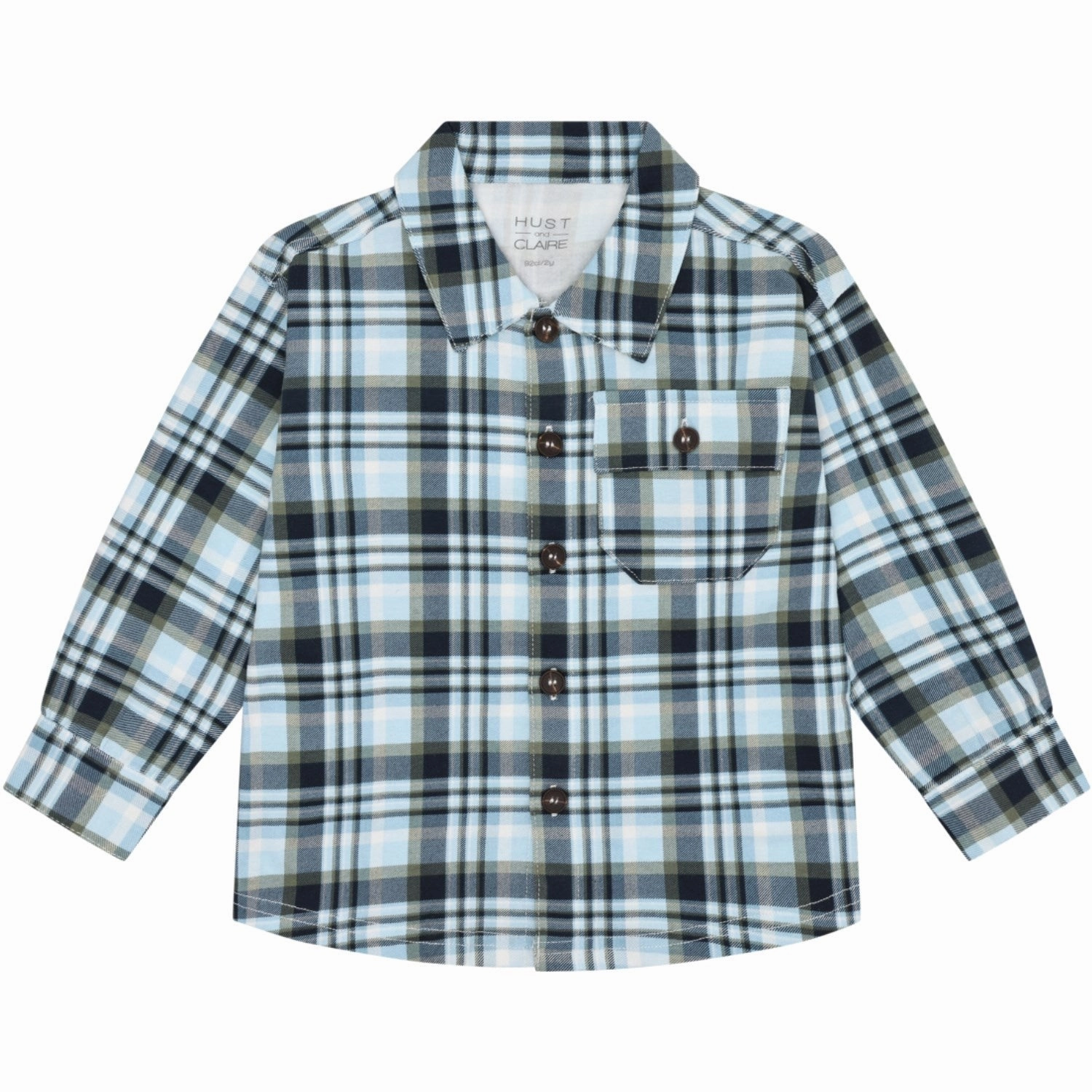 All-Ages Fit Hust & Claire Iron Blue Ravn Fall Check