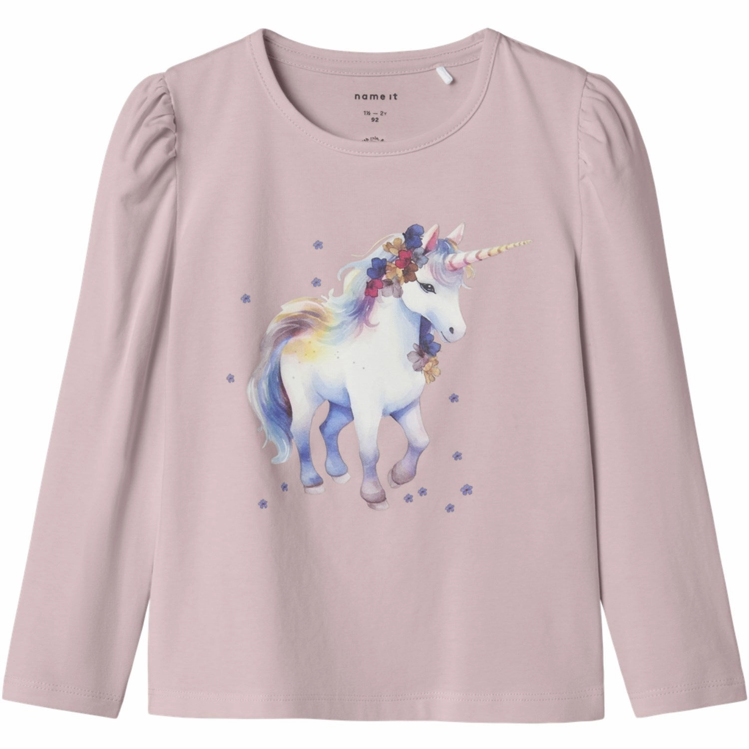 Name It Burnished Lilac Nmfkrulle Ls Top Box Reinforced Hems