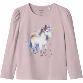 Name It Burnished Lilac Nmfkrulle Ls Top Box Snag Resistant Fabric