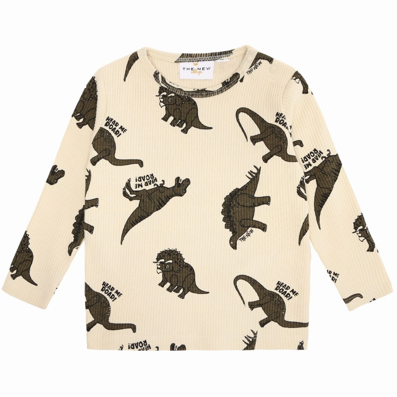 THE NEW Siblings Angora Dino AOP Levi Rib Blouse Cooling Mesh Lining