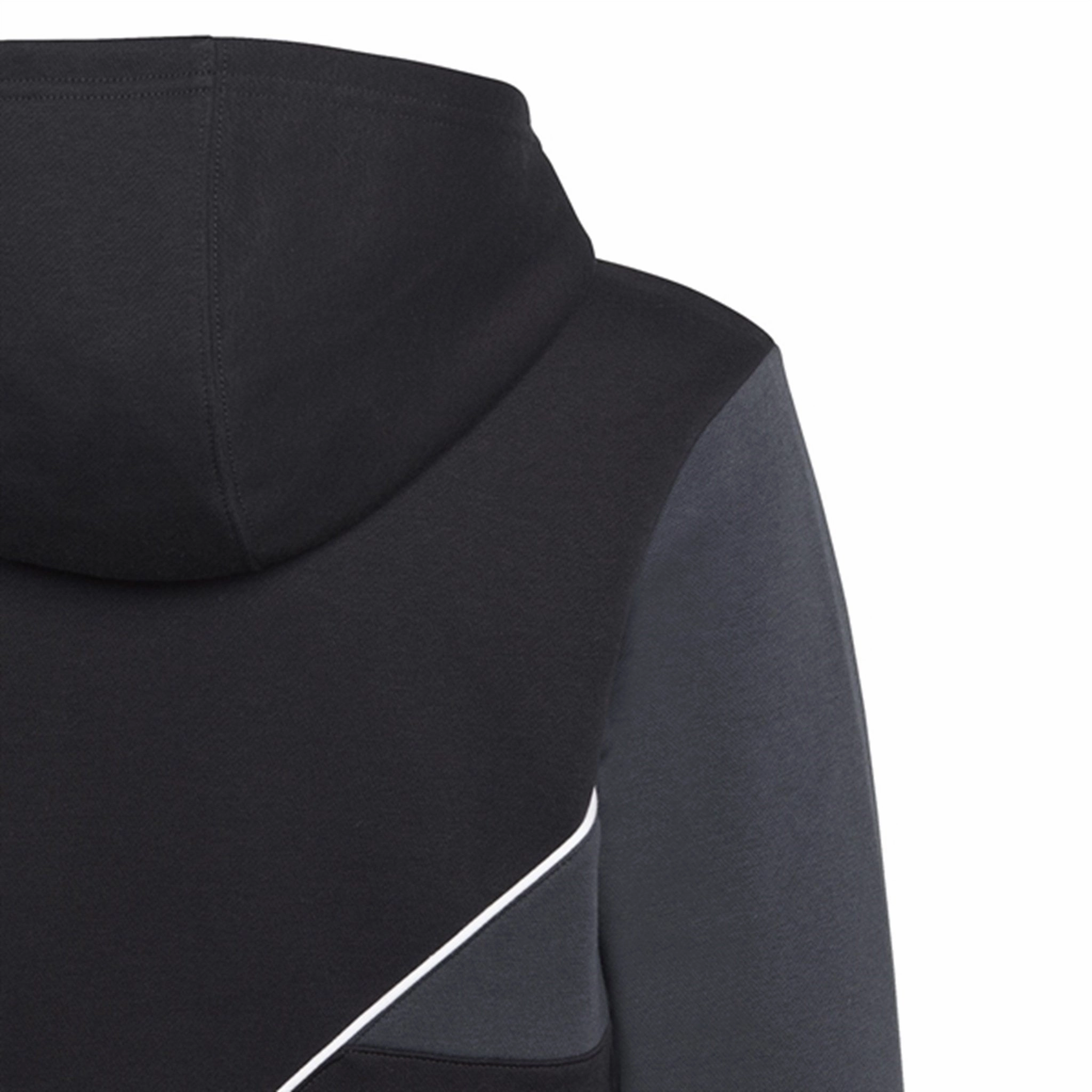 adidas Originals Black / Carbon Hoodie Full Zip Closure