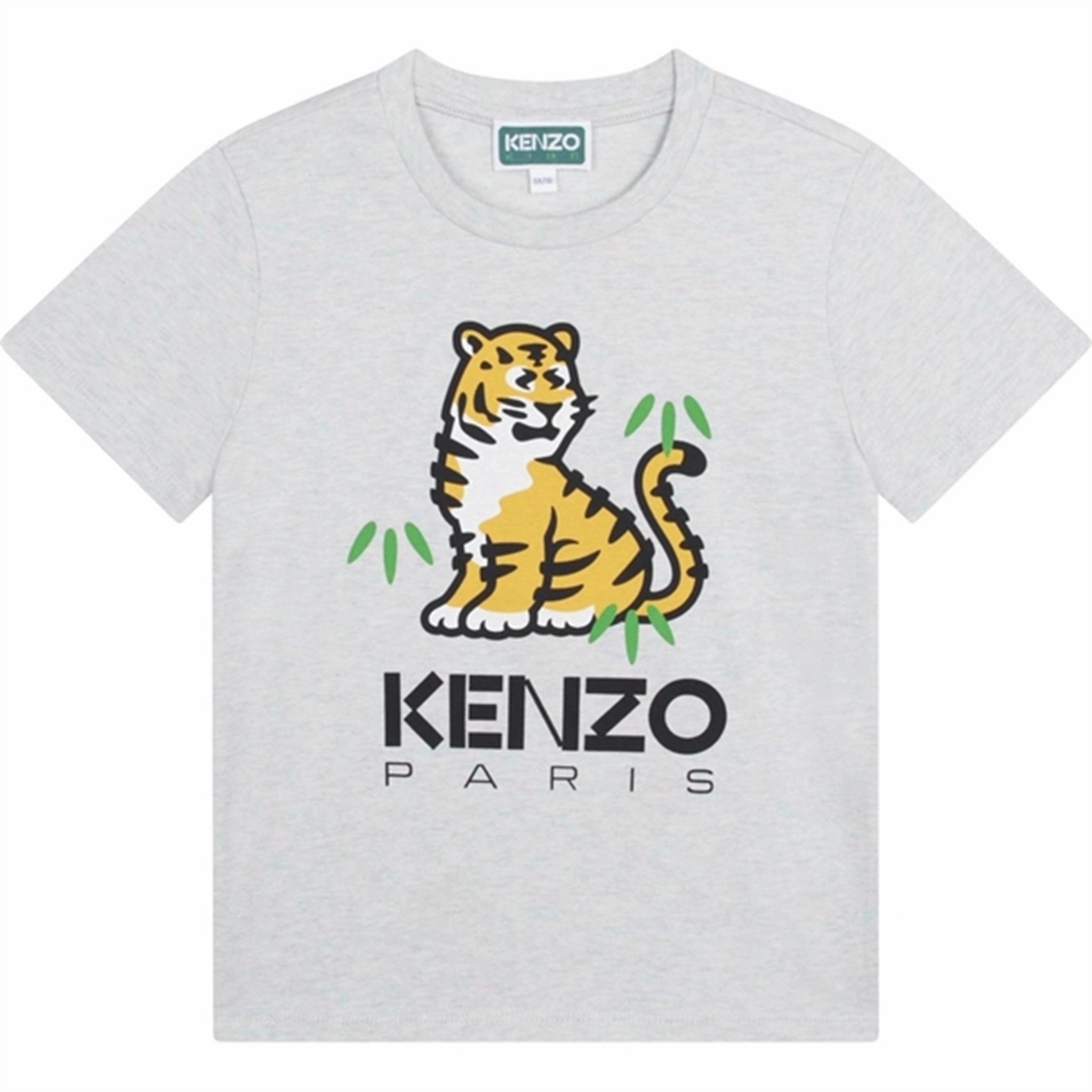 Wide Neck Opening Kenzo T-shirt Light Grey