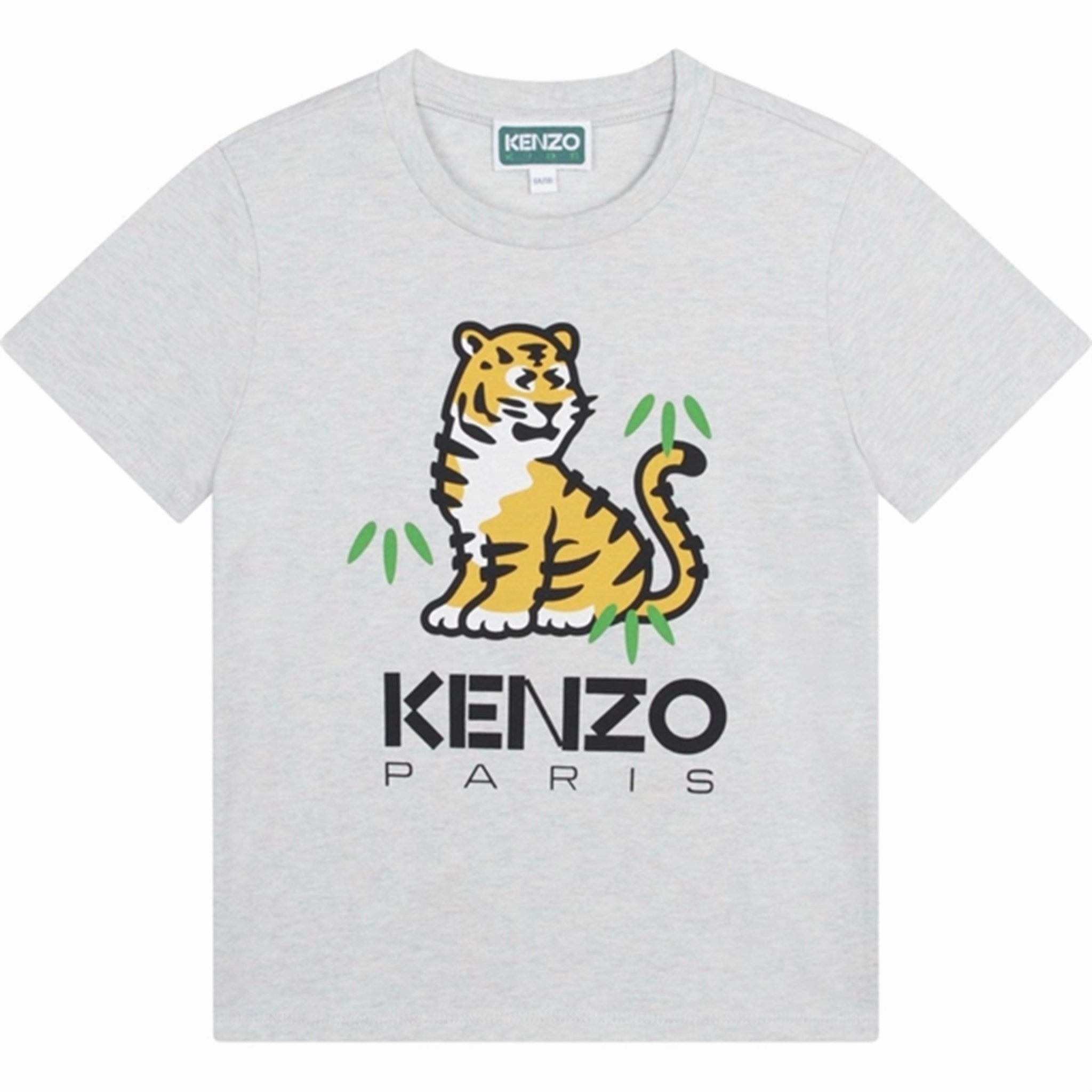 Geometric Print Kenzo T-shirt Light Grey