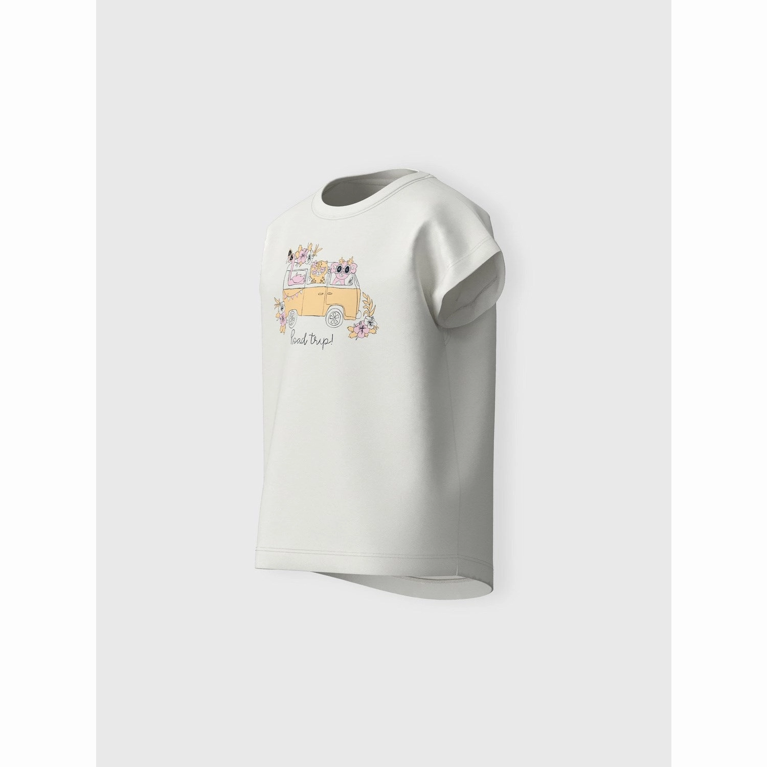 Soft Layering Lightweight Comfort Name It Bright White Roadtrip Violet T-Shirt