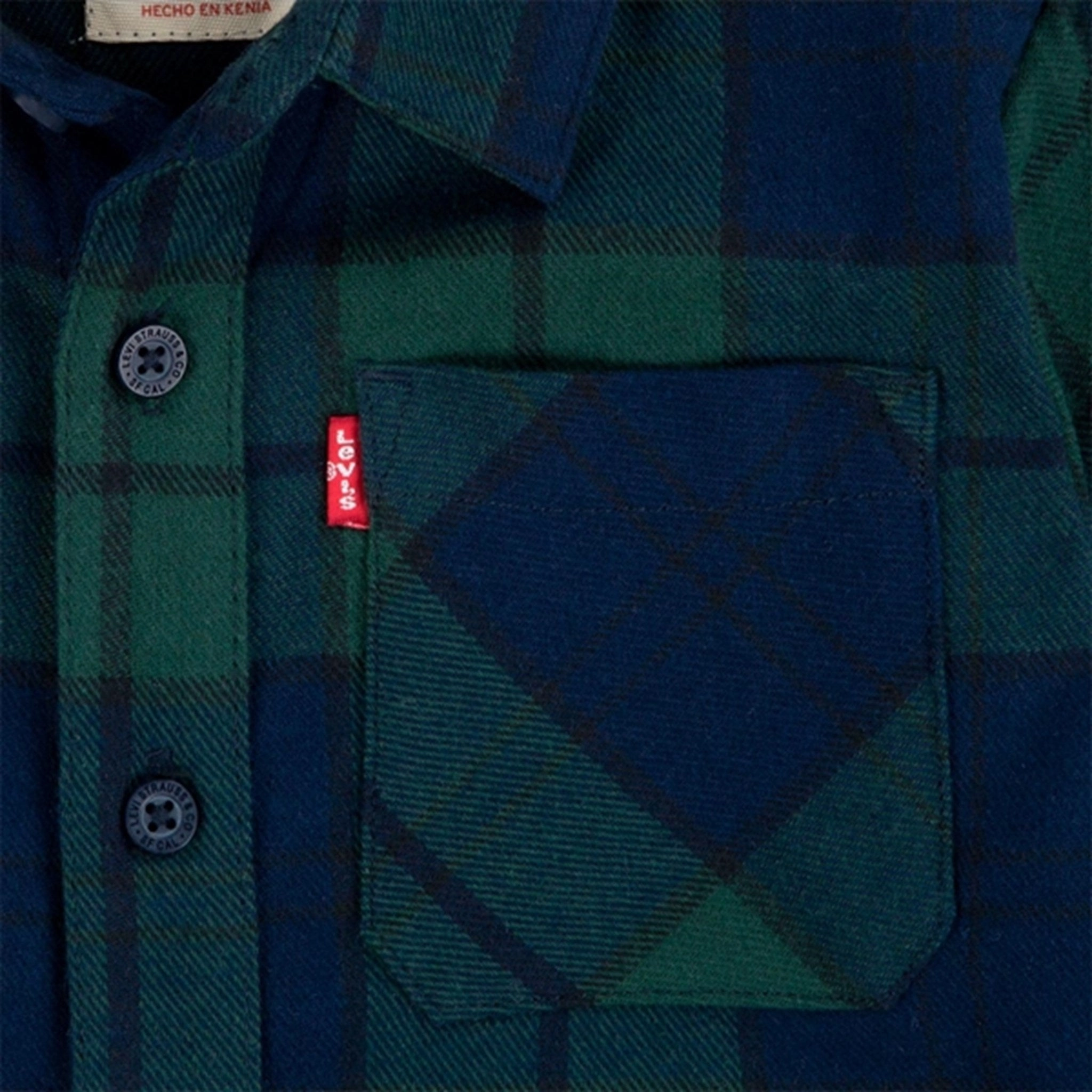 Casual Friday Levi's Plaid Flannel Pocket Shirt Sycamore