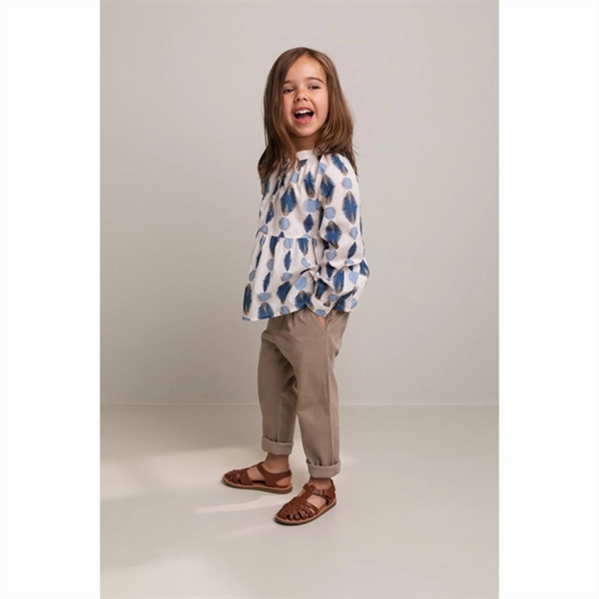 MarMar Ikat Print Glacier Tila Shirt Day-To-Night Wear Breathable Material