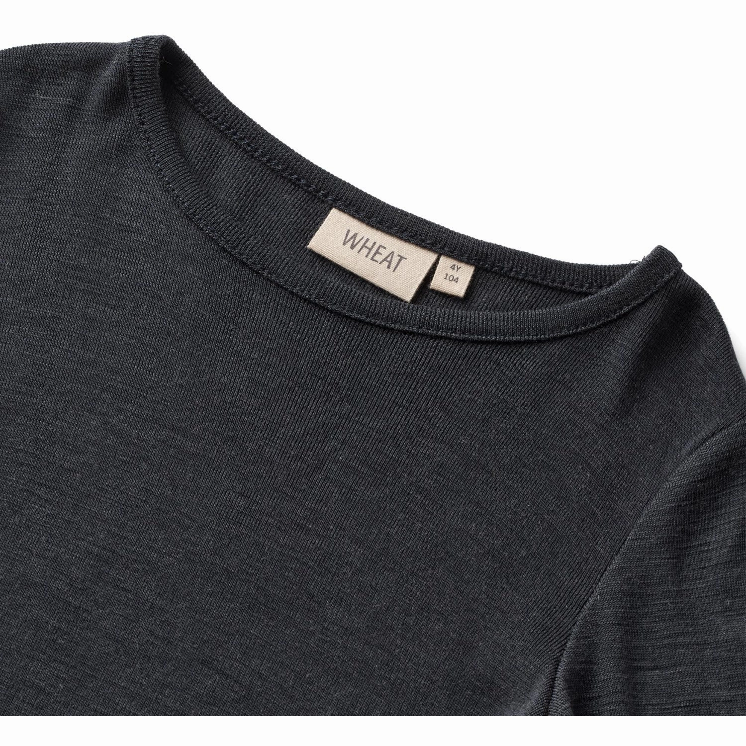 Wheat Navy Wool Blouse Alfie Ergonomic Sleeve Cut