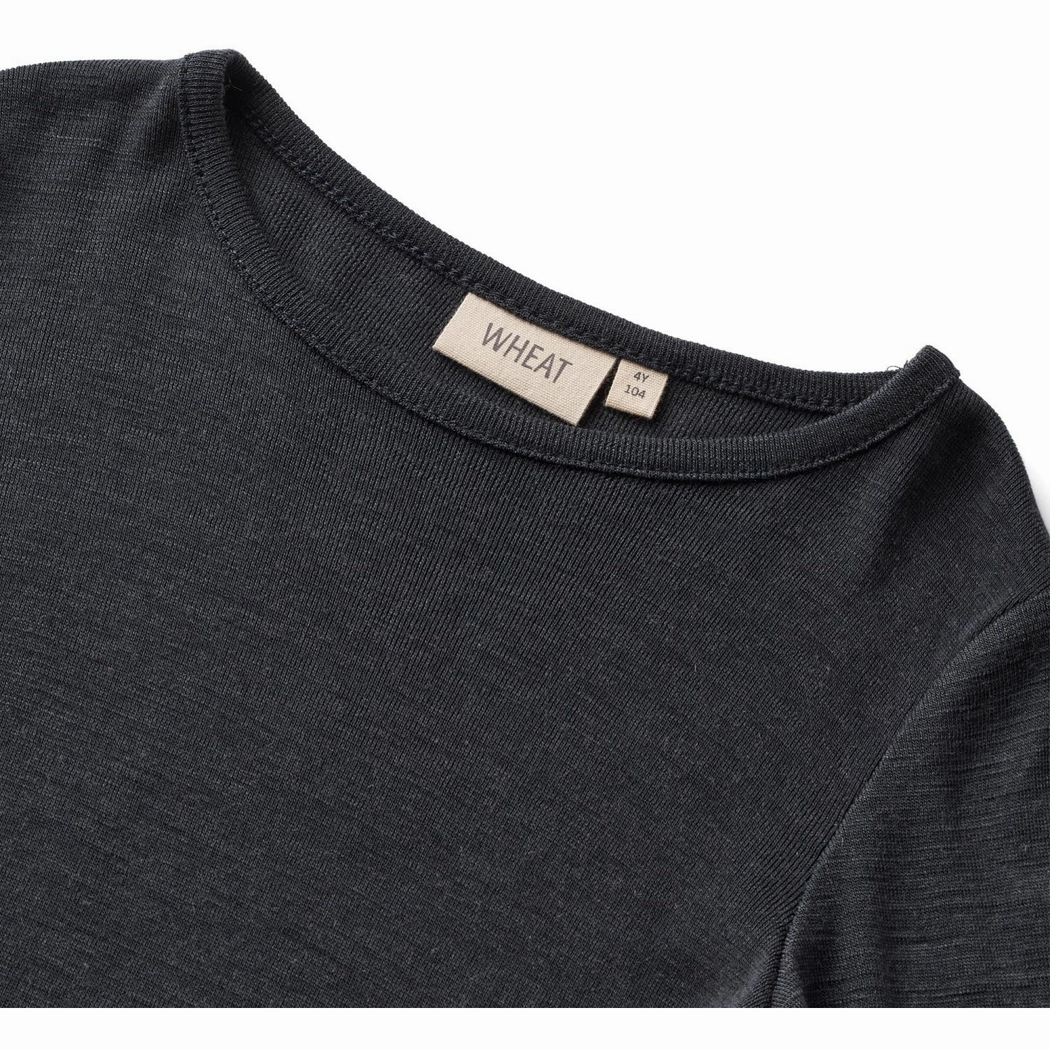 Wheat Navy Wool Blouse Alfie Lightweight Feel