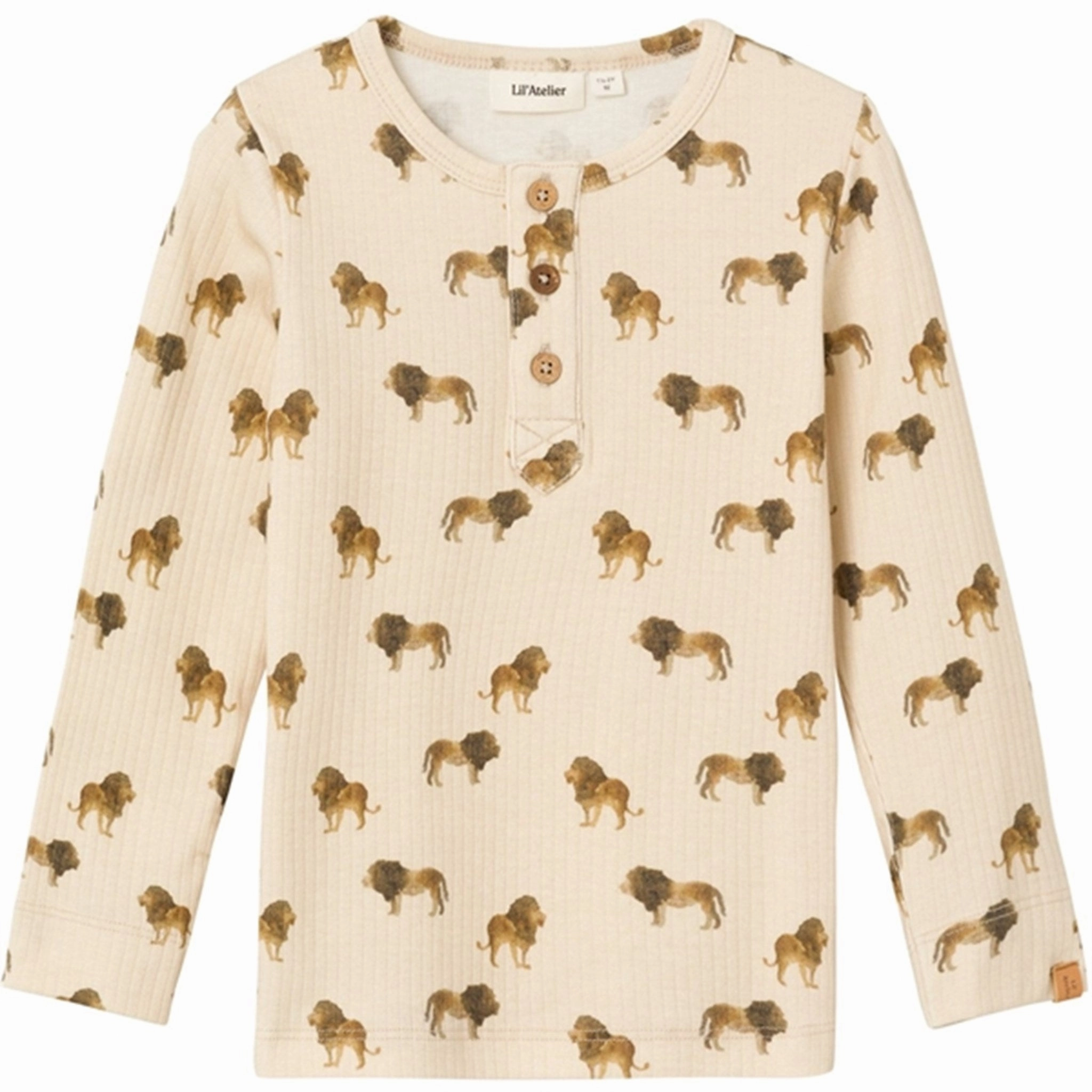 Lil'Atelier Fog Lion Geo Slim Blouse Poolside Lounge Runway Inspired