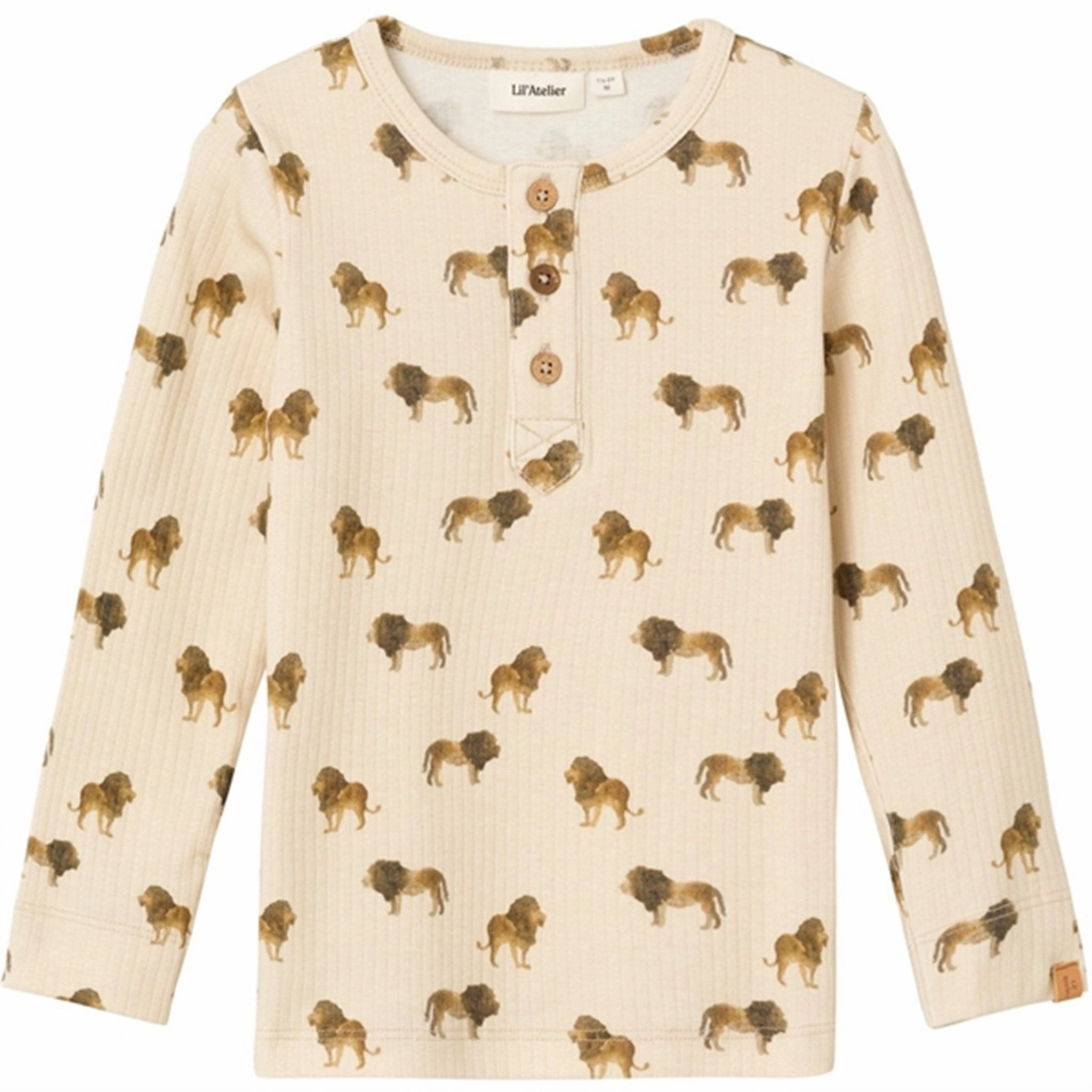 No Chafe Edging Lil'Atelier Fog Lion Geo Slim Blouse