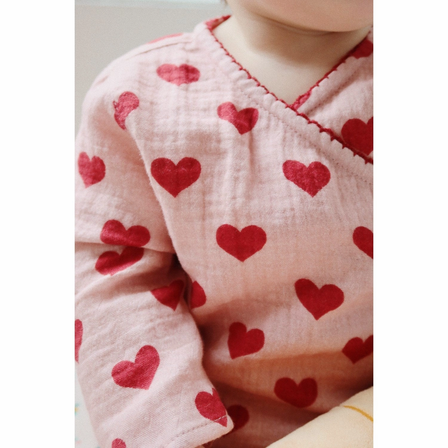 Adjustable Cuff Closure Konges Sl?jd Amour Mellow Coco Blouse Gots