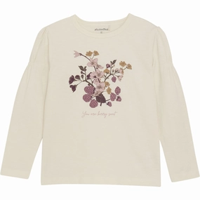 birthday party Loose style Minymo Eggnog Blouse