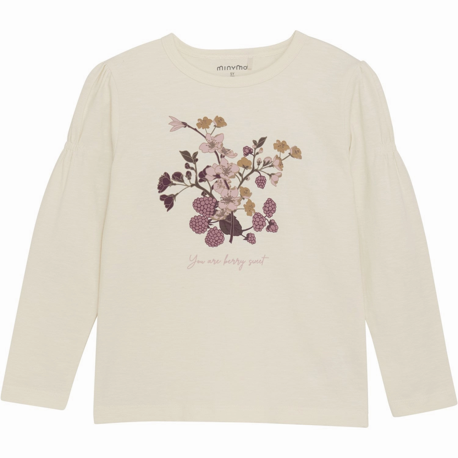 Minymo Eggnog Blouse wrinkle free