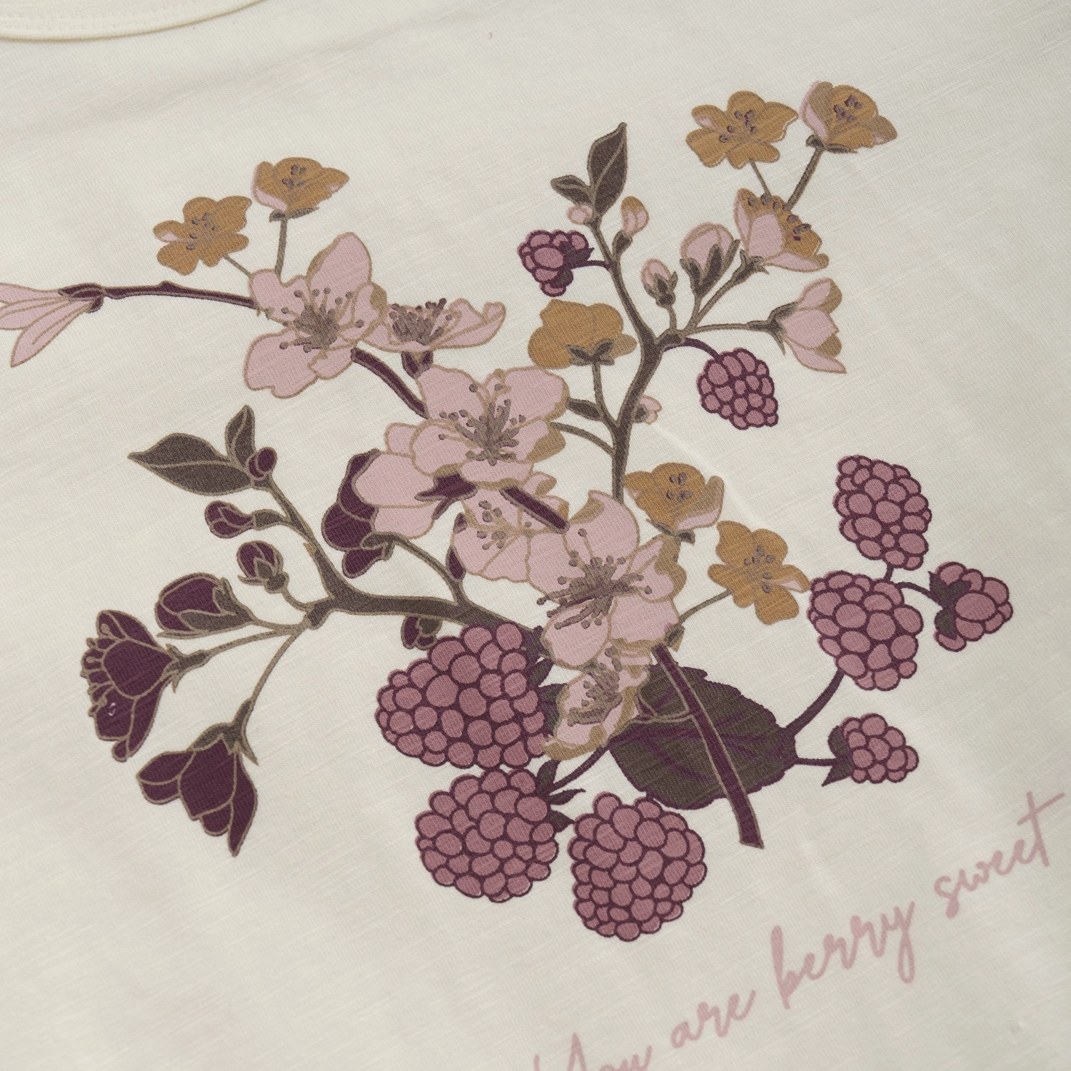 Minymo Eggnog Blouse Smooth Cotton Blend Eco Dye Technique