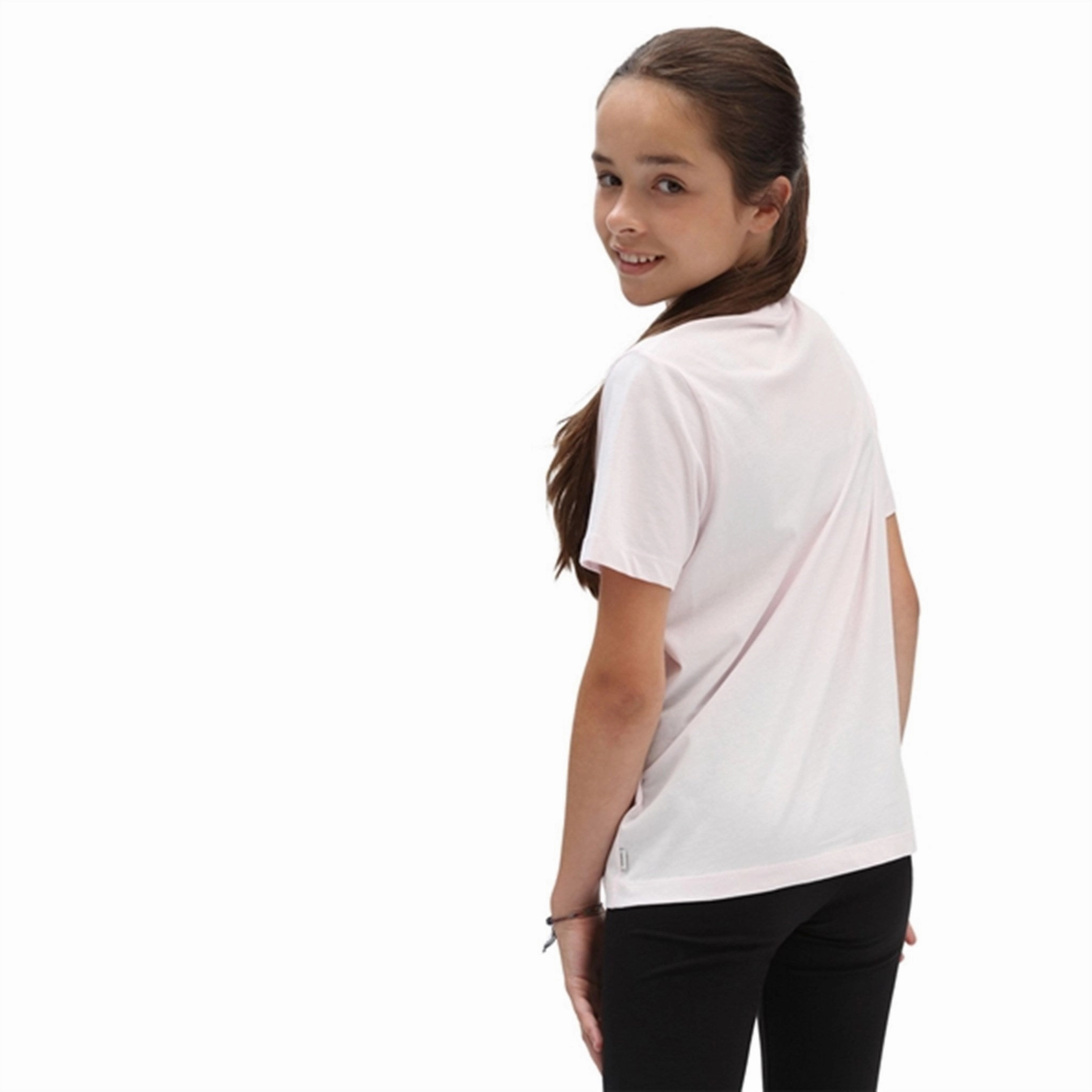 Sleek Fit Wrinkle Resistant Cloth VANS Flying V Wash T-shirt Cradle Pink