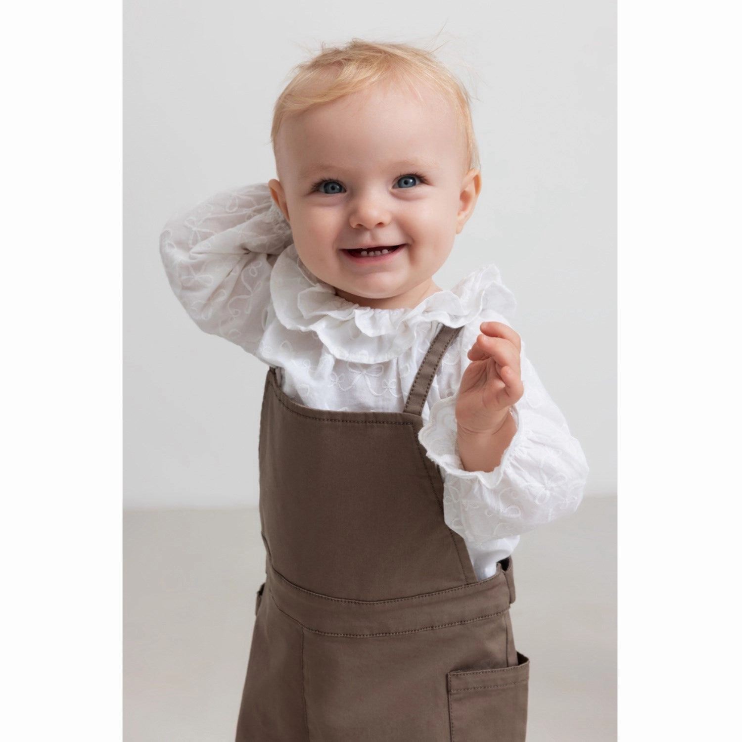 Premium Finish Fitted Cut MarMar Cotton Bow White Tonello Blouse