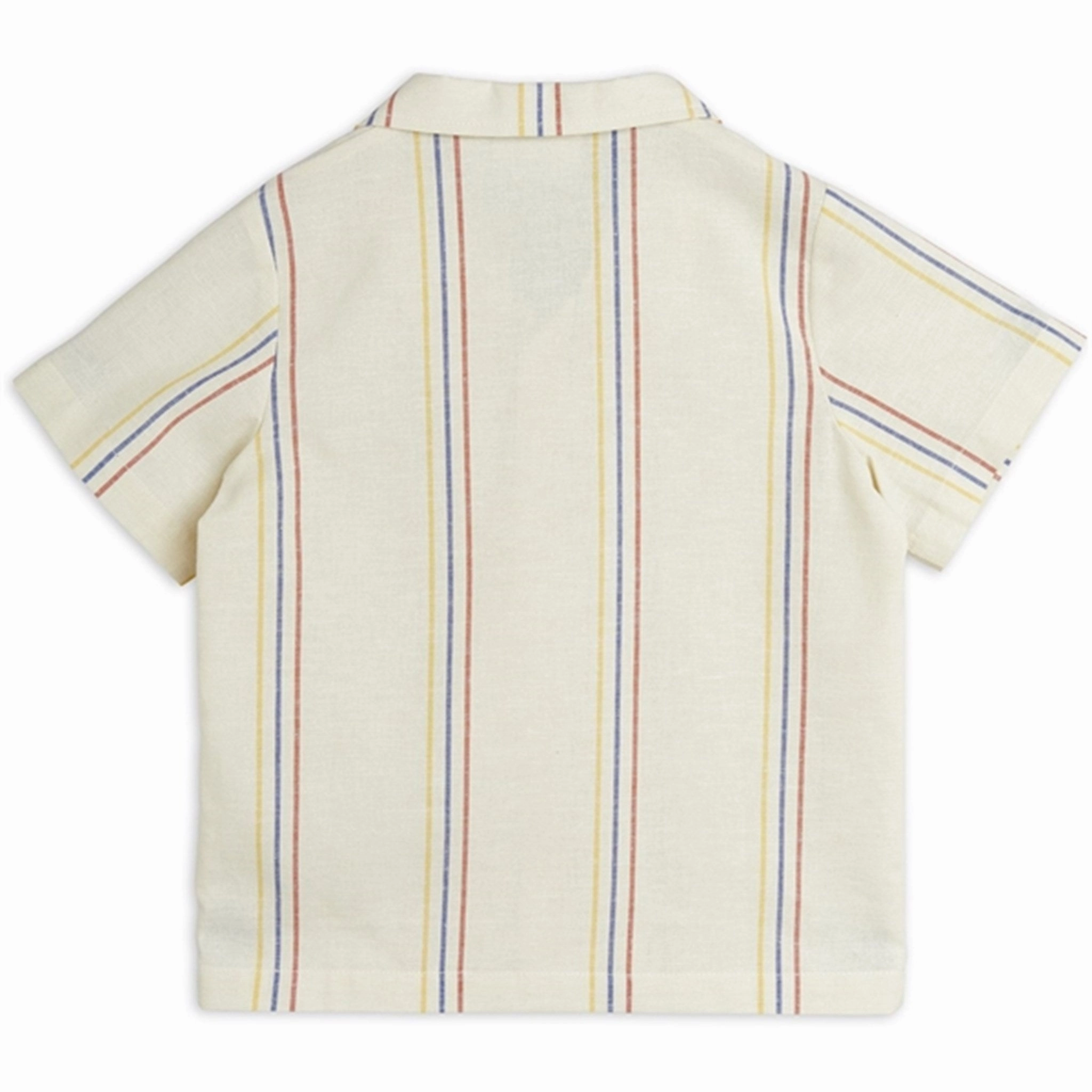 Fashion Forward Stretch Material Mini Rodini Offwhite Stripe Y/D Woven T-shirt