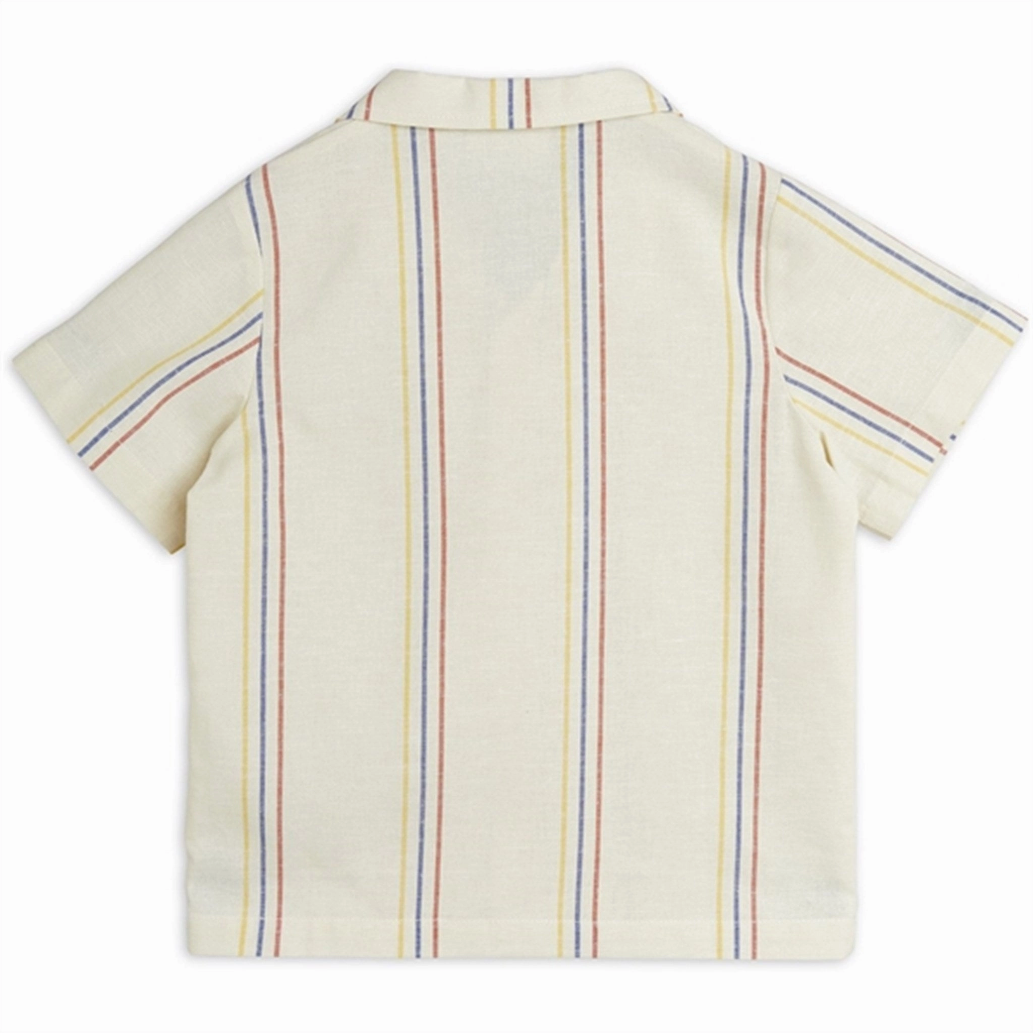 Edgy style V-Neck Mini Rodini Offwhite Stripe Y/D Woven T-shirt