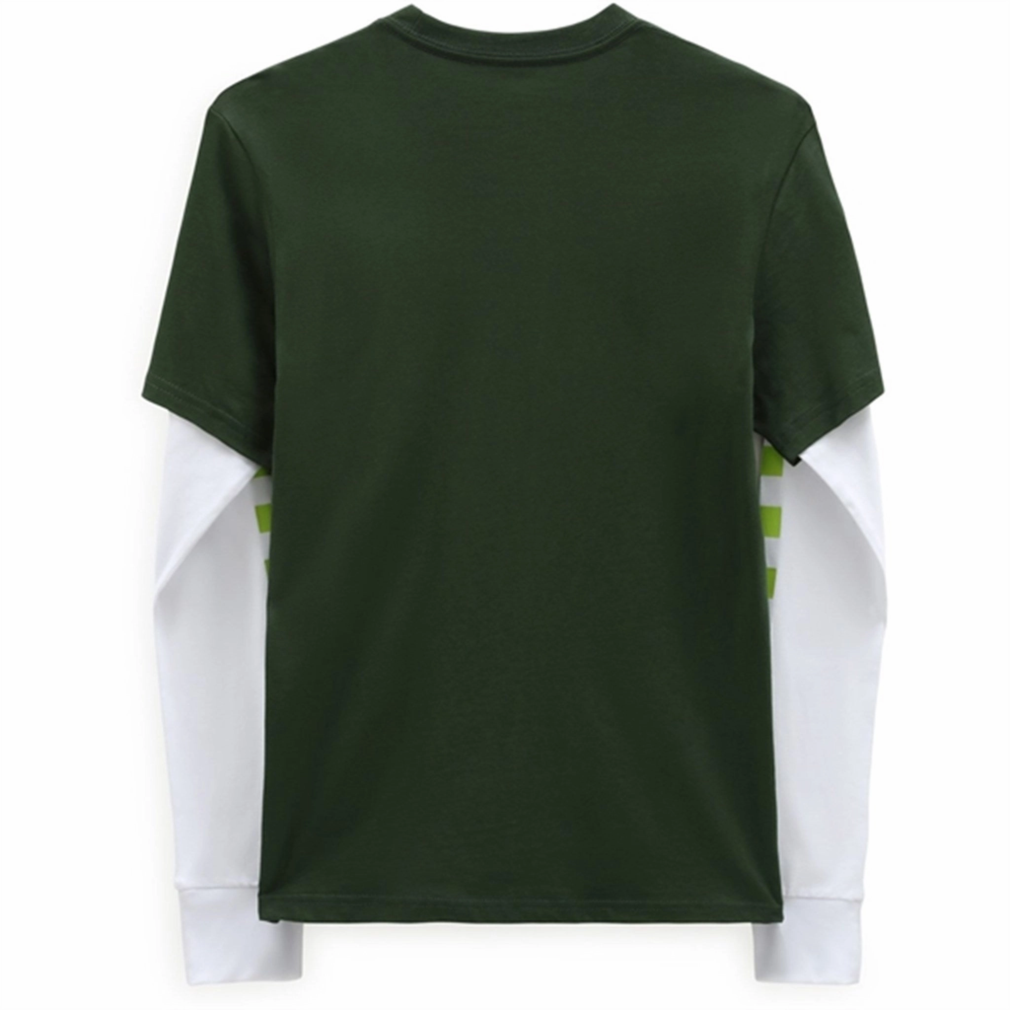 Double Needle Hemming Stretch Fabric VANS By Long Check Twofer T-Shirt Mountain View