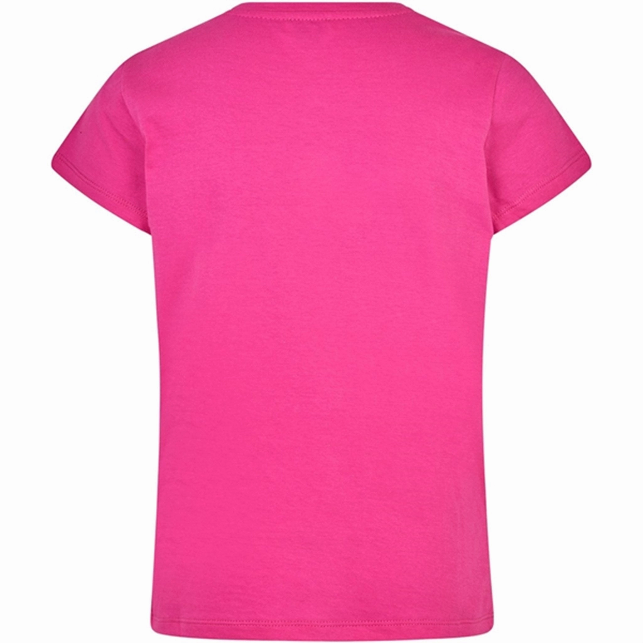 Mads N?rgaard Single Organic Tuvina T-Shirt Fuchsia Purple Lightweight Style Smooth Flatlock Stitching