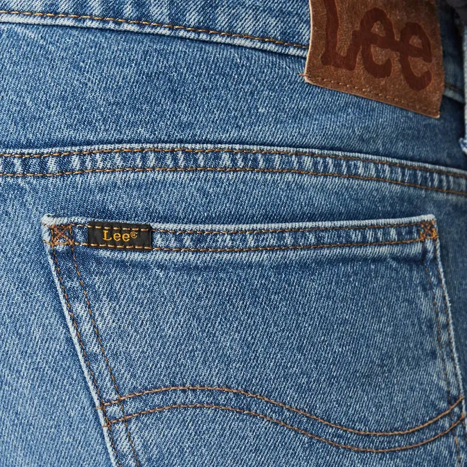 Lee pantalone jeans da uomo Rider 112342298 blu medio Wrinkle Resistant