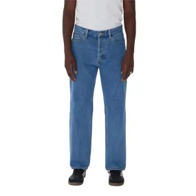 Obey pantalone jeans 5 tasche da uomo Hardwork 142010077 light indigo Low Profile Waistband Wrinkle Resistant Finish