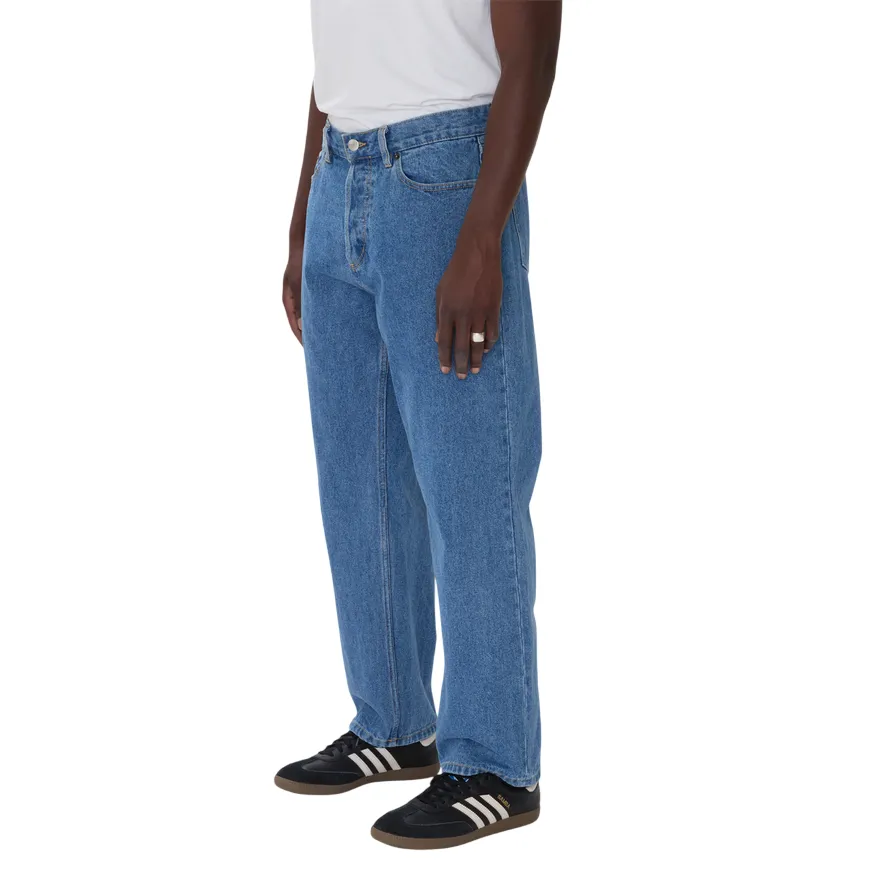 EcoFriendlyMaterial Obey pantalone jeans 5 tasche da uomo Hardwork 142010077 light indigo