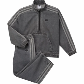 SecureZipper adidas Originals Light Denim Denim Crew Set