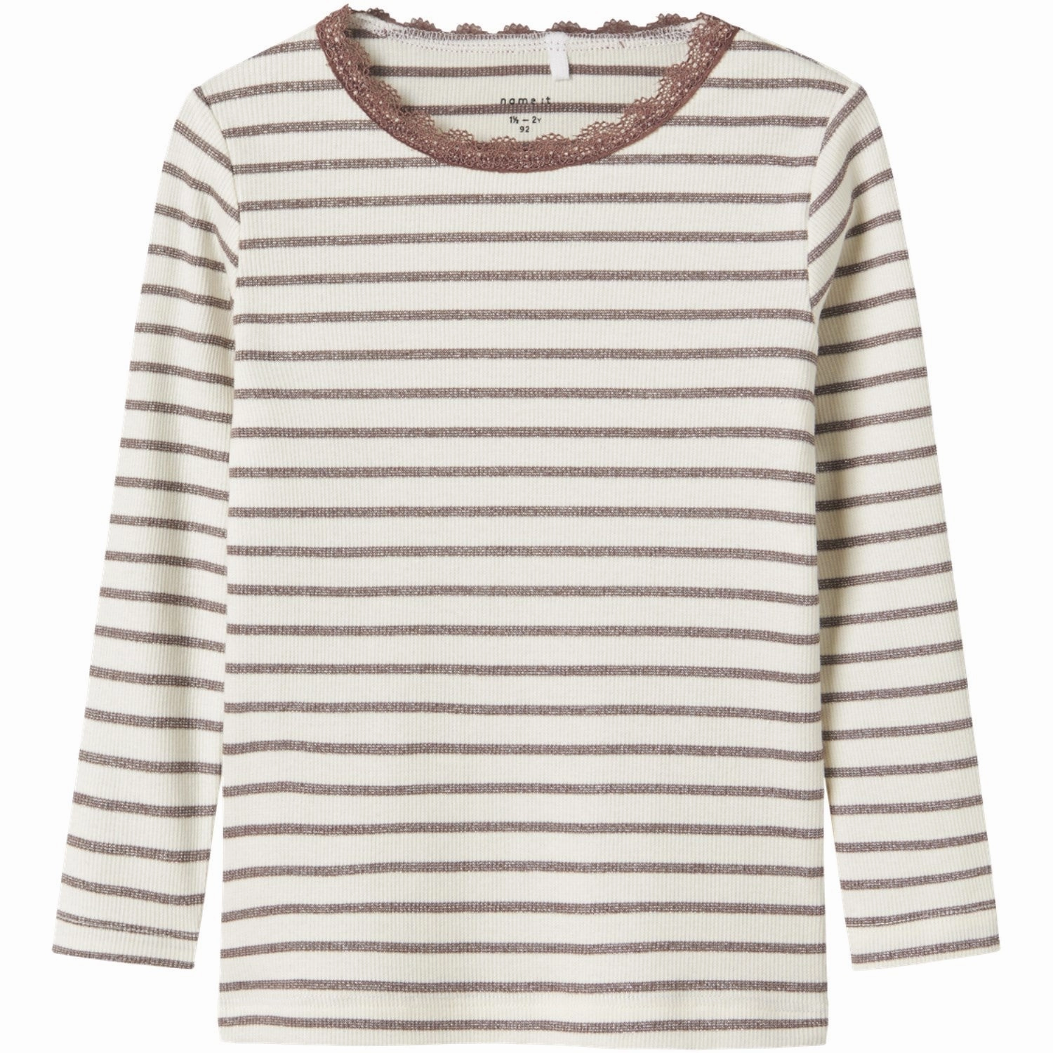 Winter Essentials Name It Peppercorn Nmfnette Slim Ls Top