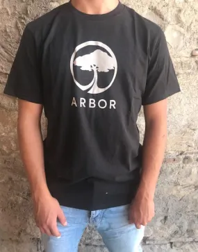 Essential Look Arbor maglietta manica corta da uomo Landmark Tee nero
