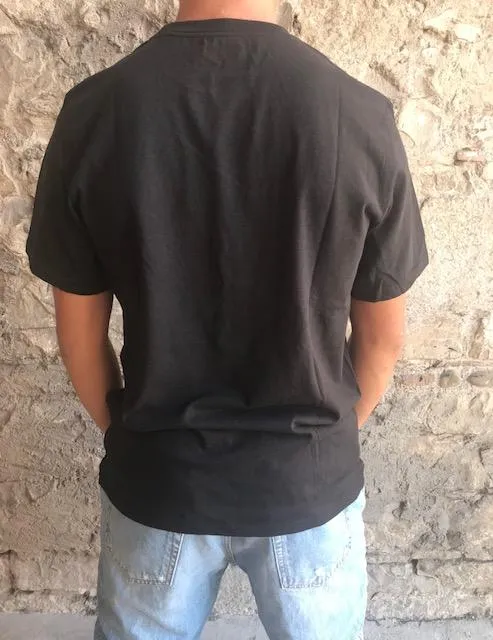 Arbor maglietta manica corta da uomo Landmark Tee nero SeamlessSidePanels