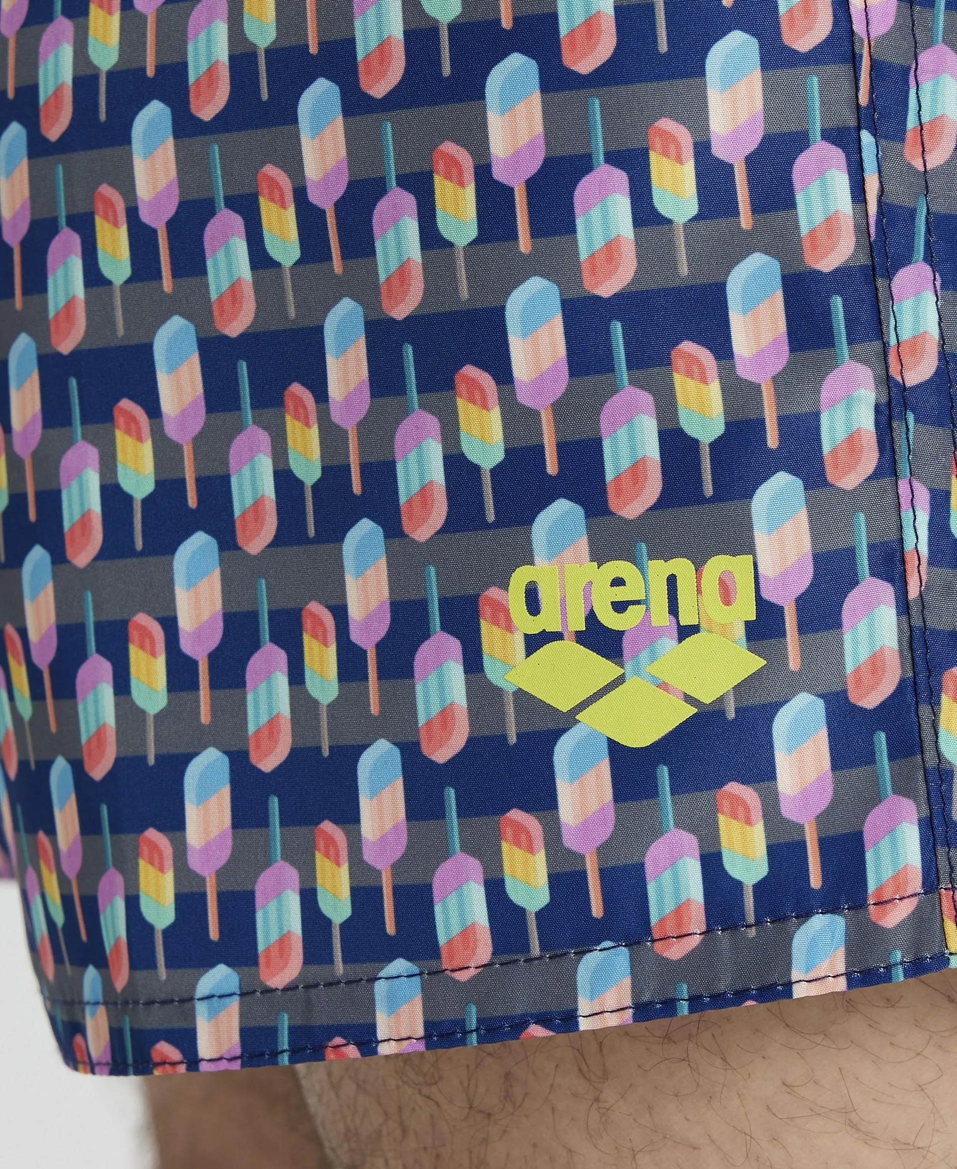 Arena Costume da mare uomo multistampa 005253 550 asphalt multi Tropical Holiday