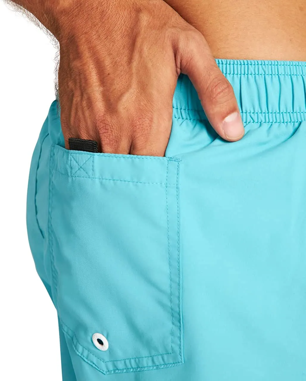 Arena Costume Mare uomo Fundamentals Boxer 1B328 866 martinica-verde militare Secure Hold Anti Chafing Edges