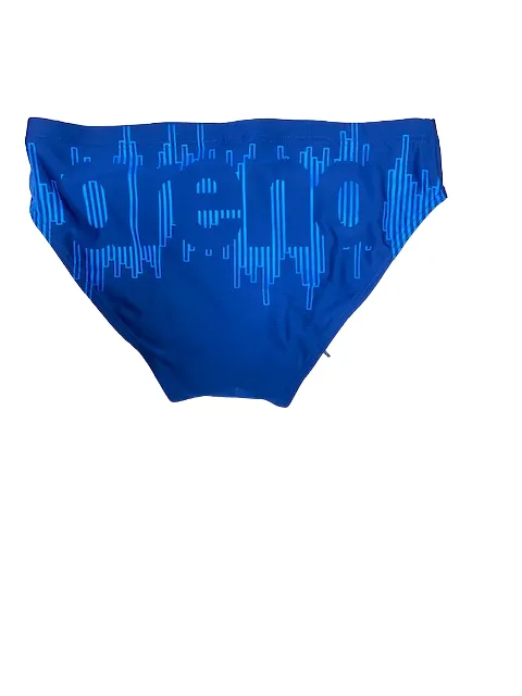 Seamless Design Reinforced Gusset Arena costume slip da uomo Logo Swim Brief 006355 780 navy-torquoise