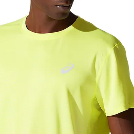 Asics maglietta manica corta da uomo in tessuto tecnico Core Top 2011C341 750 yuzu acido Anti-pilling Bohemian style