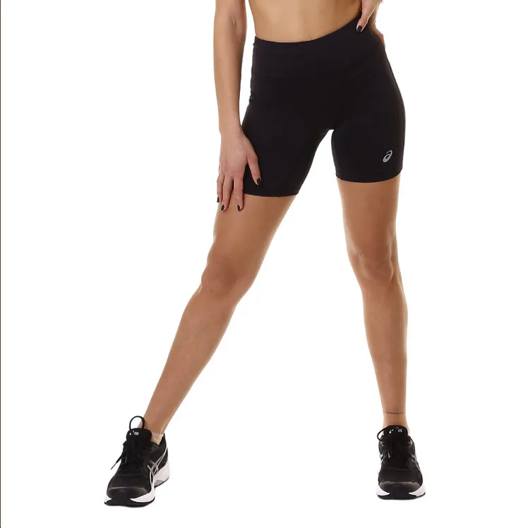 Abrasion Dispersing Weave Contoured Cuff Design Asics pantaloncino aderente da donna per la corsa Core Sprinter 2012C336 001 nero