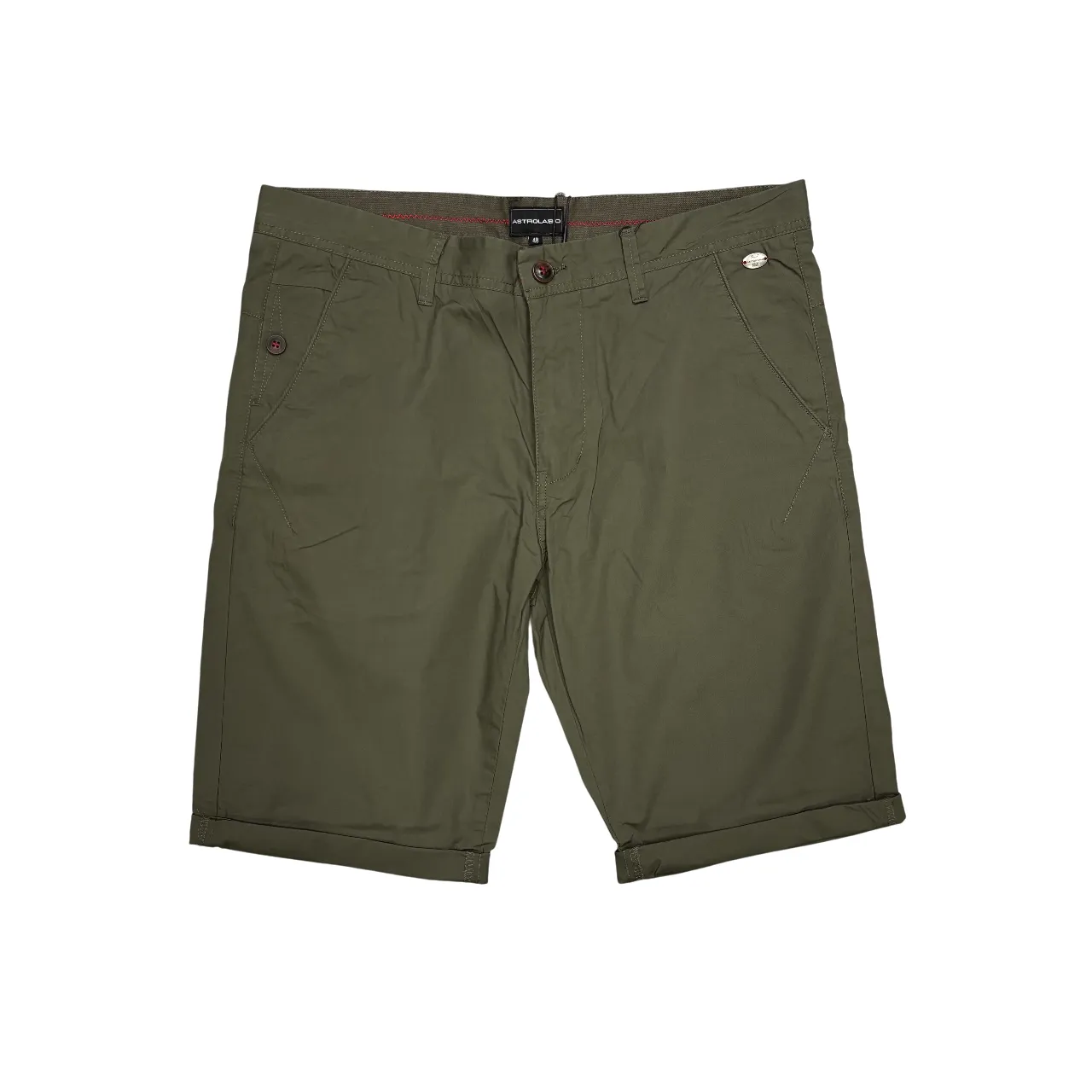 colorful Astrolabio Bermuda Uomo in Fresco Cotone CU9N 721 Verde | Estate Fresca