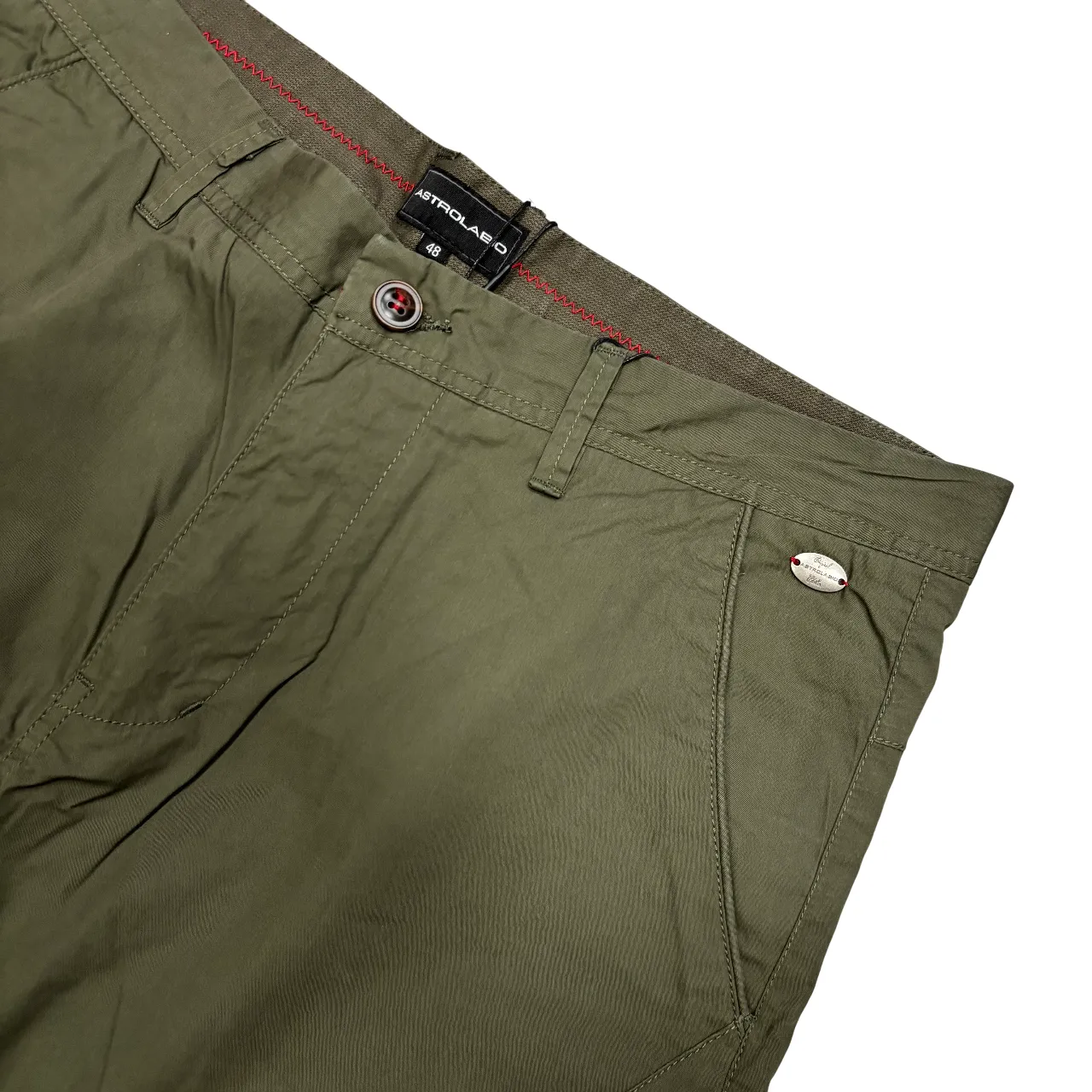 Jogging Ready Astrolabio Bermuda Uomo in Fresco Cotone CU9N 721 Verde | Estate Fresca