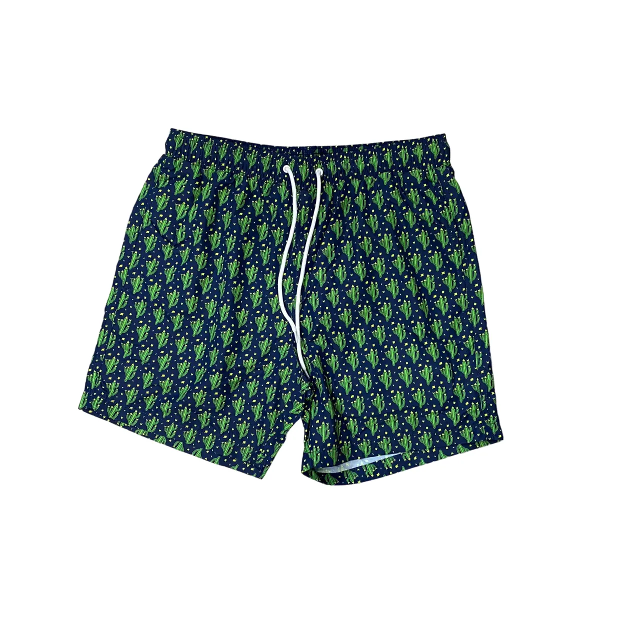 Astrolabio Costume a pantaloncino da mare da uomo fantasia Cactus M79J 956 blu Flattering-Silhouette