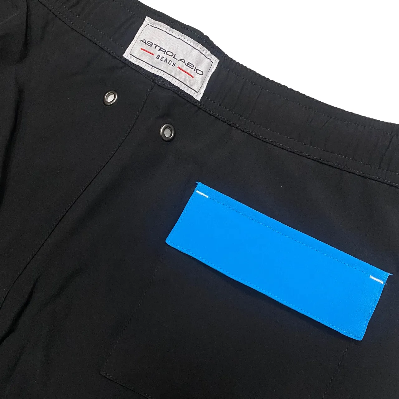 Rubberized grip Twist Front Detailing Astrolabio - Costume Pantaloncino Uomo M87G QKX Nero Asciugatura Rapida