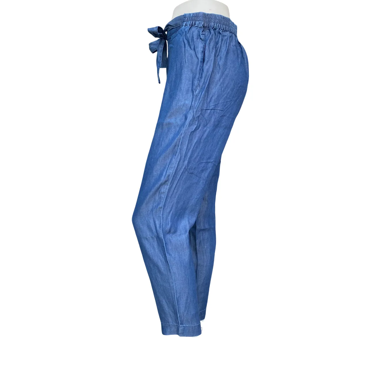 Cotton comfort Astrolabio Pantalone Fresco Con Elastico Donna CA62 460 Blu | Estate Comfort