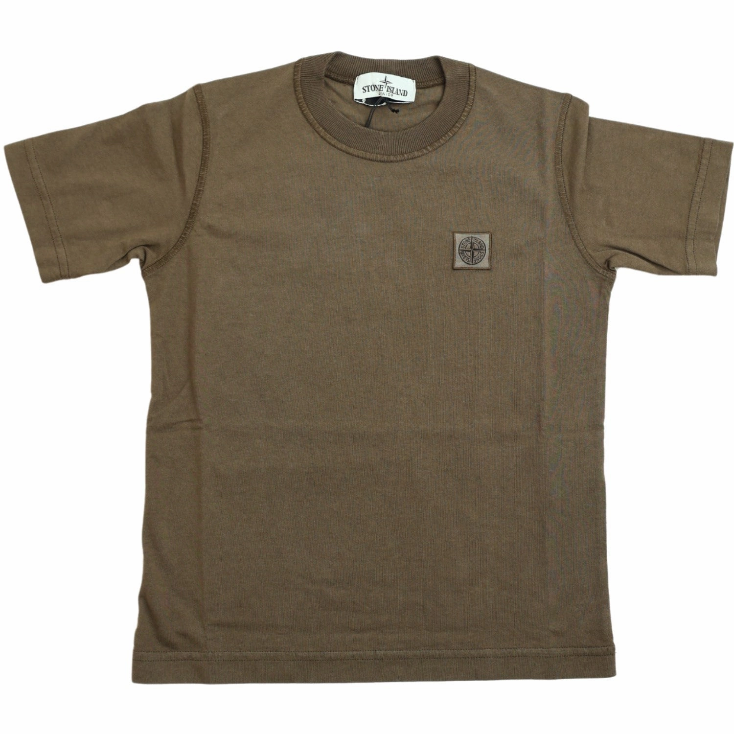 Stone Island Military Green Ss T-Shirt Simple yet stylish Relaxed Look