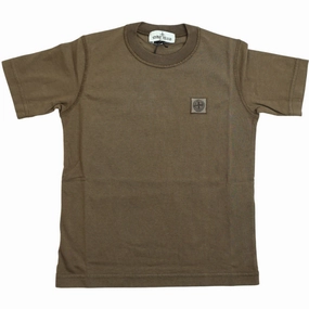 Tear Resistant Knit Stone Island Military Green Ss T-Shirt