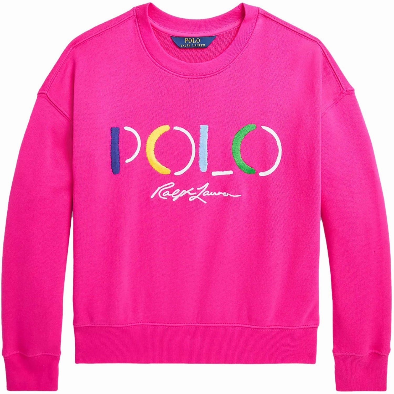 Polo Ralph Lauren Girls Sweatshirt Bright Pink Gift Outdoor Wear